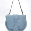 Flap Over Satchel Bag In Blue -Fashion Clothing Accessories Store carraig donn flap over satchel bag in blue 119906