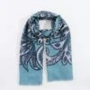 Floral Scarf In Blue -Fashion Clothing Accessories Store carraig donn floral scarf in blue 433994