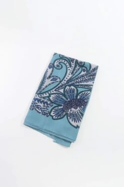 Floral Scarf In Blue -Fashion Clothing Accessories Store carraig donn floral scarf in blue 486096