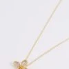 Flower Necklace In Gold