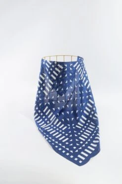 Geo Neckerchief Scarf In Navy -Fashion Clothing Accessories Store carraig donn geo neckerchief scarf in navy 716536