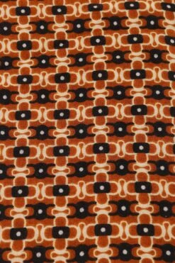 Geo Print Scarf In Brown -Fashion Clothing Accessories Store carraig donn geo print scarf in brown 674086