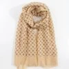 Geo Print Scarf In Cream -Fashion Clothing Accessories Store carraig donn geo print scarf in cream 355135