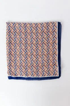 Geo Print Scarf In Navy -Fashion Clothing Accessories Store carraig donn geo print scarf in navy 365298