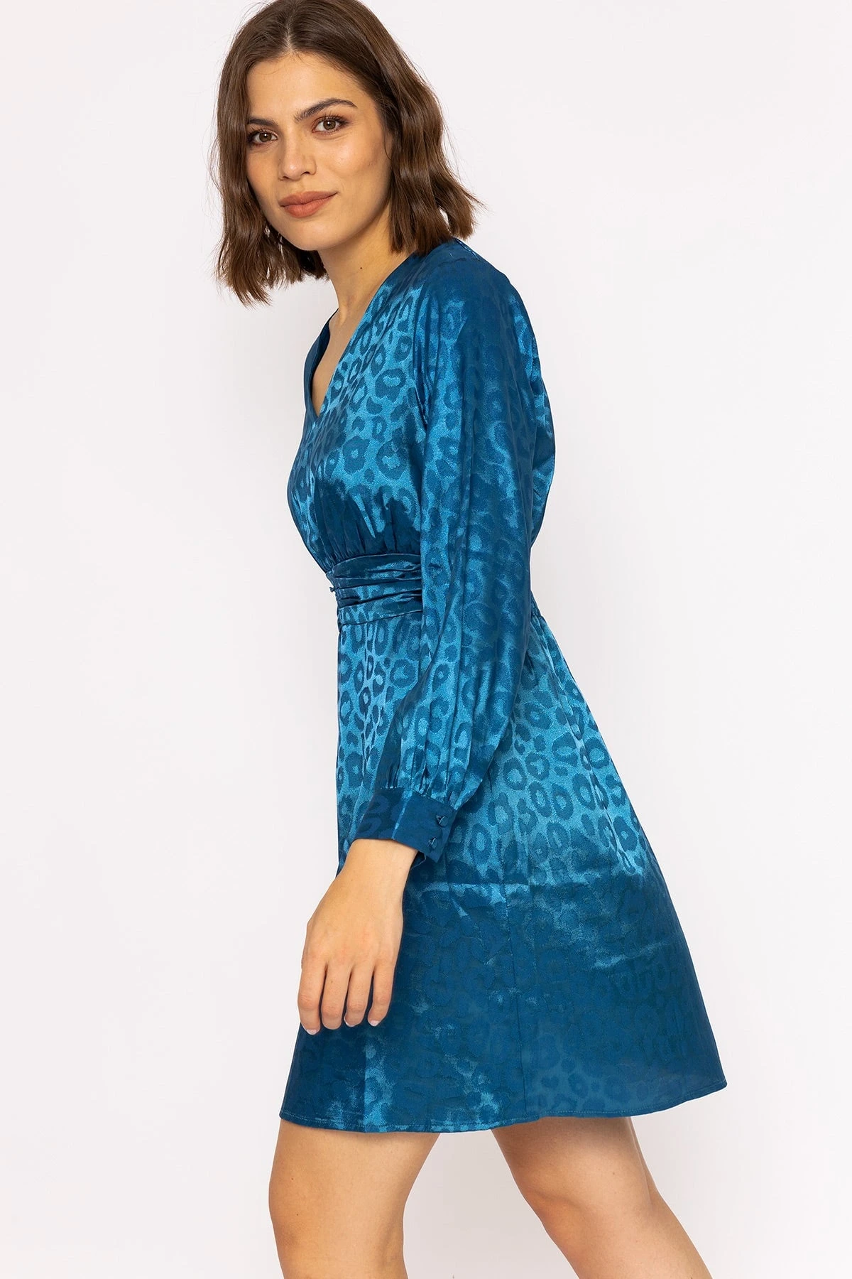 Gianna Dress In Teal 4 Gianna Dress In Teal - Image 3