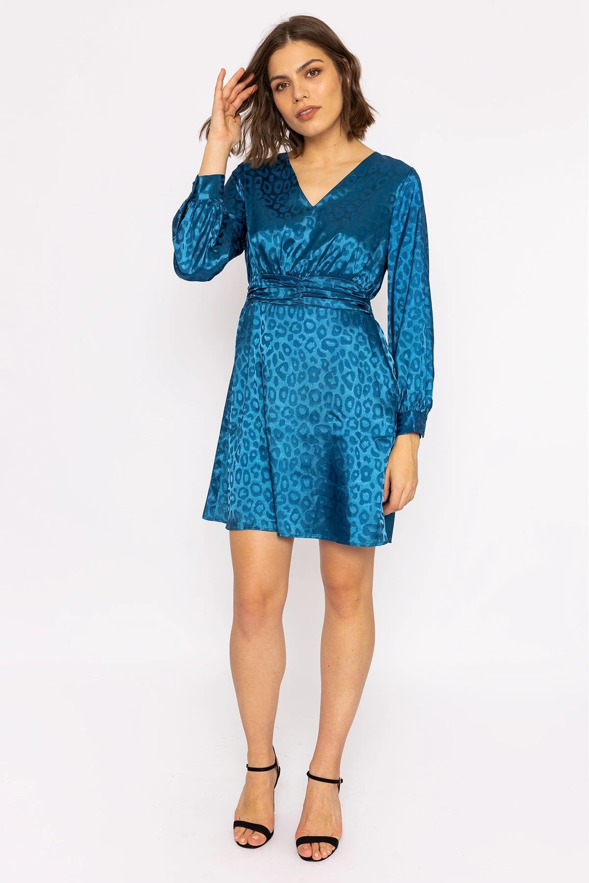 Gianna Dress In Teal 3 Gianna Dress In Teal - Image 2