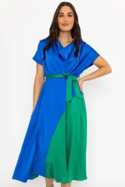 Gigi Midi Dress In Blue -Fashion Clothing Accessories Store carraig donn gigi mini dress in blue 915273