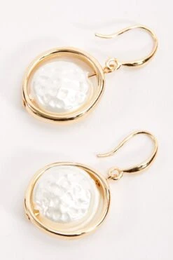Glass Pearl Earrings -Fashion Clothing Accessories Store carraig donn glass pearl earrings 405666