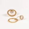 Gold Double Circle Earrings - Soul Special 1 Gold Double Circle Earrings - Soul Special -Fashion Clothing Accessories Store carraig donn gold double circle earrings soul special 290422