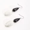 Silver Earrings With Black Stone -Fashion Clothing Accessories Store carraig donn gold earrings with black stone 838428