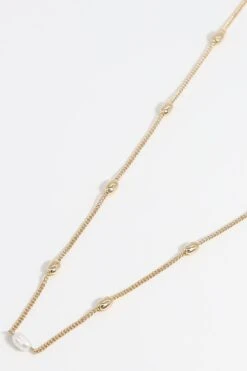 Gold Beaded Necklace