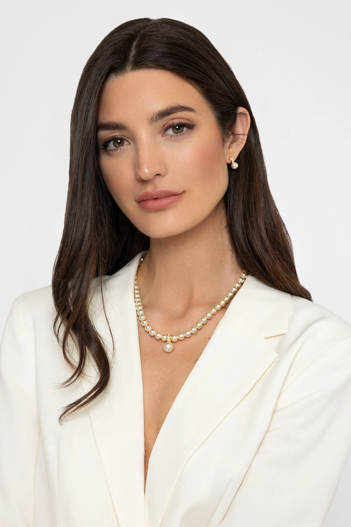 Gold Tone Drop Pearl Earrings 3 Gold Tone Drop Pearl Earrings