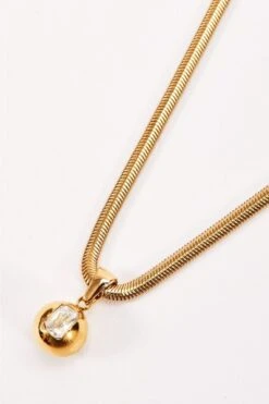 Gold Tone Pendant Necklace -Fashion Clothing Accessories Store carraig donn gold tone pendant necklace 347523