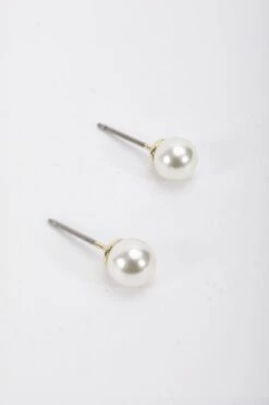 Gold Tone Stud Earring