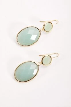 Fashion Clothing Accessories Store -Fashion Clothing Accessories Store carraig donn green double drop earrings 961867