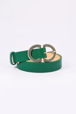 Green Half Circle Belt In M/L -Fashion Clothing Accessories Store carraig donn green half circle belt in ml 927698