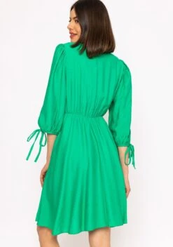 Isla Green Knee Length Dress -Fashion Clothing Accessories Store carraig donn green isla knee length dress 154232