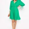 Isla Green Knee Length Dress -Fashion Clothing Accessories Store carraig donn green isla knee length dress 479764