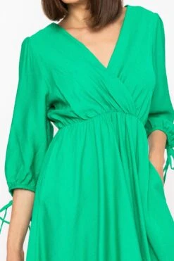 Isla Green Knee Length Dress -Fashion Clothing Accessories Store carraig donn green isla knee length dress 494489