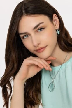 Fashion Clothing Accessories Store -Fashion Clothing Accessories Store carraig donn green marble earrings 494164