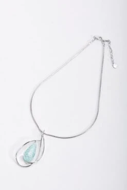 Green Marble Pendant Necklace 7 Green Marble Pendant Necklace -Fashion Clothing Accessories Store carraig donn green marble pendant necklace 473826