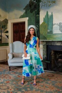 Green Sleeveless Cliodhna Dress