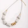 Grey And Gold Stone Necklace 1 Grey And Gold Stone Necklace -Fashion Clothing Accessories Store carraig donn grey and gold stone necklace 587702
