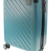 Hard-shell Suitcase In Teal -Fashion Clothing Accessories Store carraig donn hard shell suitcase in teal 145052