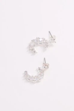 Heart Earrings In Silver