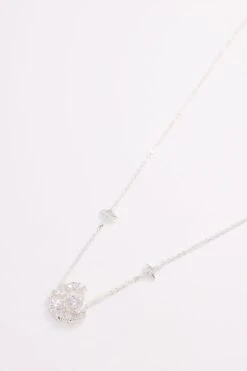 Heart Pendant Necklace In Silver