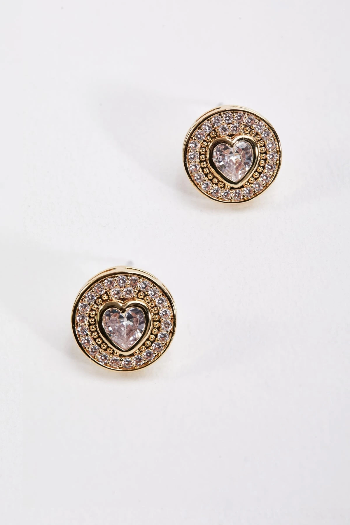 Heart Shaped Diamond Earrings 3 Heart Shaped Diamond Earrings