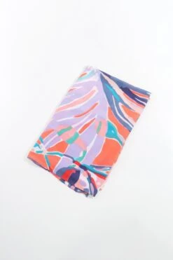 Jungle Leave Scarf In Coral -Fashion Clothing Accessories Store carraig donn jungle leave scarf in coral 577142