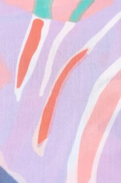 Jungle Leave Scarf In Coral -Fashion Clothing Accessories Store carraig donn jungle leave scarf in coral 690500