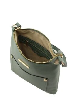 Jurua Crossbody Bag In Sage Green -Fashion Clothing Accessories Store carraig donn jurua crossbody bag in sage green 578024
