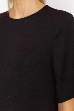 Vero Moda Kanva Oversized Tee Dress In Pink Lurex -Fashion Clothing Accessories Store carraig donn kanva oversized tee dress in pink lurex 402134