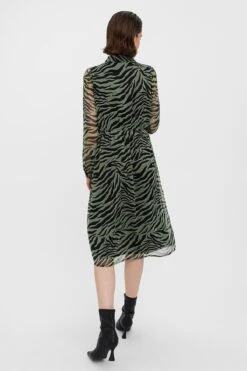 Vero Moda Kaya Shirt Dress In Green Print -Fashion Clothing Accessories Store carraig donn kaya shirt dress in green print 475629