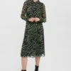 Vero Moda Kaya Shirt Dress In Green Print -Fashion Clothing Accessories Store carraig donn kaya shirt dress in green print 896710