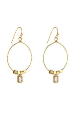Keilani Clear Stone Earrings