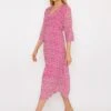 Kerry Midi Dress In Pink Print -Fashion Clothing Accessories Store carraig donn kerry midi dress in pink print 873371