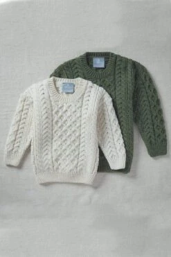 Kids Aran Jumper In Cream 16 Kids Aran Jumper In Cream -Fashion Clothing Accessories Store carraig donn kids aran jumper in cream 573909
