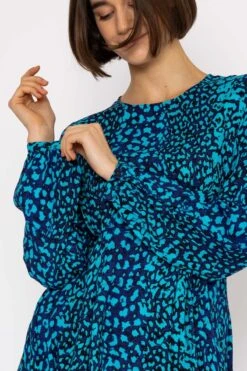 Vero Moda Kittie Short Dress In Blue -Fashion Clothing Accessories Store carraig donn kittie short dress in blue 322322