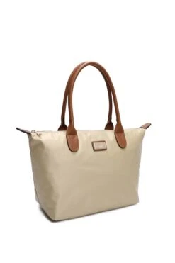 Large Weekender Bag In Beige -Fashion Clothing Accessories Store carraig donn large weekender bag in beige 544033