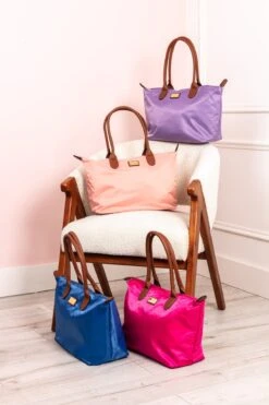 Large Weekender Bag In Fuchsia -Fashion Clothing Accessories Store carraig donn large weekender bag in fuchsia 332964