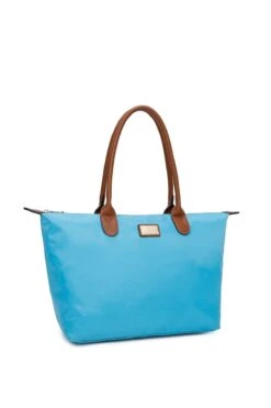 Large Weekender Bag In Light Blue -Fashion Clothing Accessories Store carraig donn large weekender bag in light blue 651209