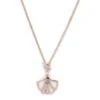 Pilgrim Leaf Necklace In Rose Gold -Fashion Clothing Accessories Store carraig donn leaf necklace in rose gold 513132