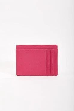 Leather Card Holder In Fuchsia 9 Leather Card Holder In Fuchsia -Fashion Clothing Accessories Store carraig donn leather card holder in fuchsia 232323