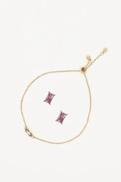 Lilac Stone Earrings - Soul Special -Fashion Clothing Accessories Store carraig donn lilac stone earrings soul special 227018