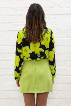 Lime Green Mini Skirt 11 Lime Green Mini Skirt -Fashion Clothing Accessories Store carraig donn lime green mini skirt 899346