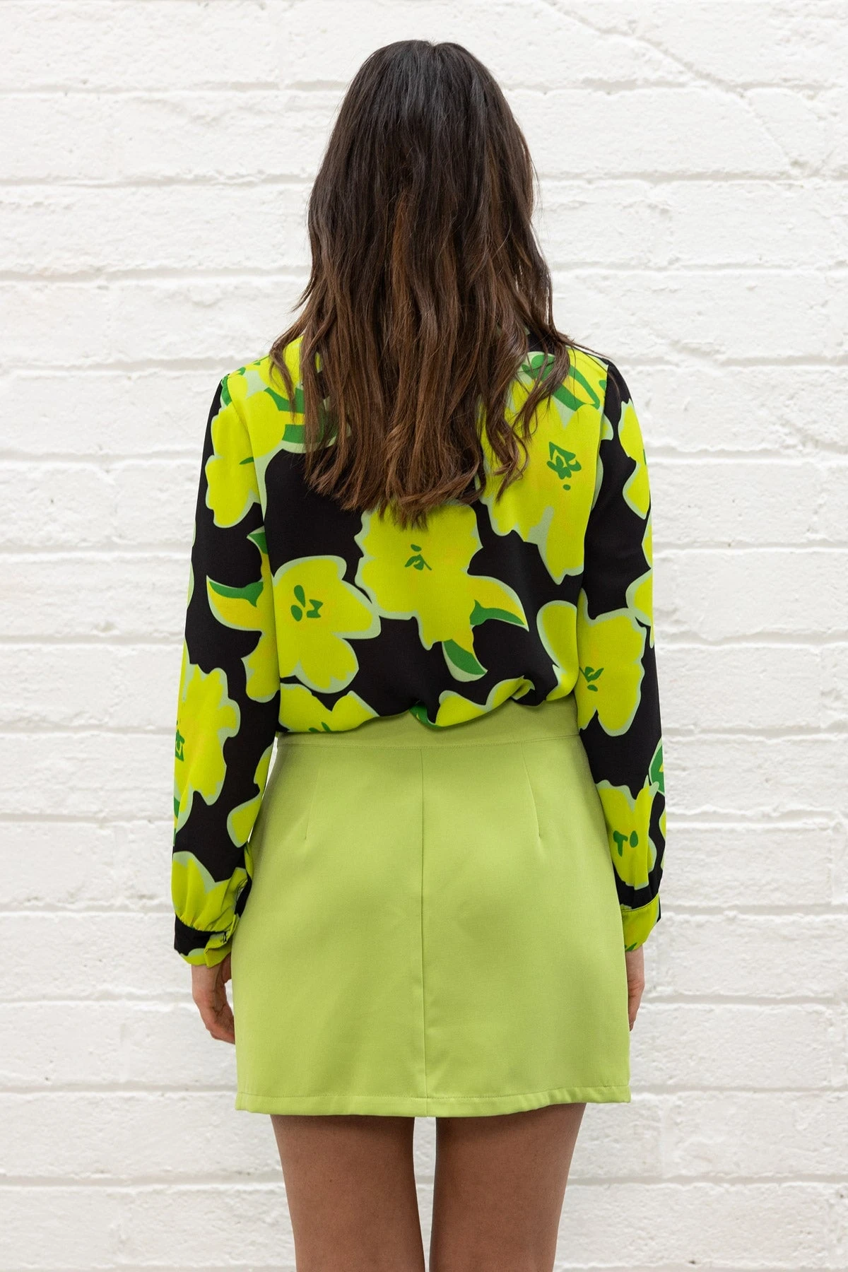 Lime Green Mini Skirt 7 Lime Green Mini Skirt - Image 5