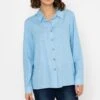 Linen Like Shirt In Blue 1 Linen Like Shirt In Blue -Fashion Clothing Accessories Store carraig donn linen like shirt in blue 918368